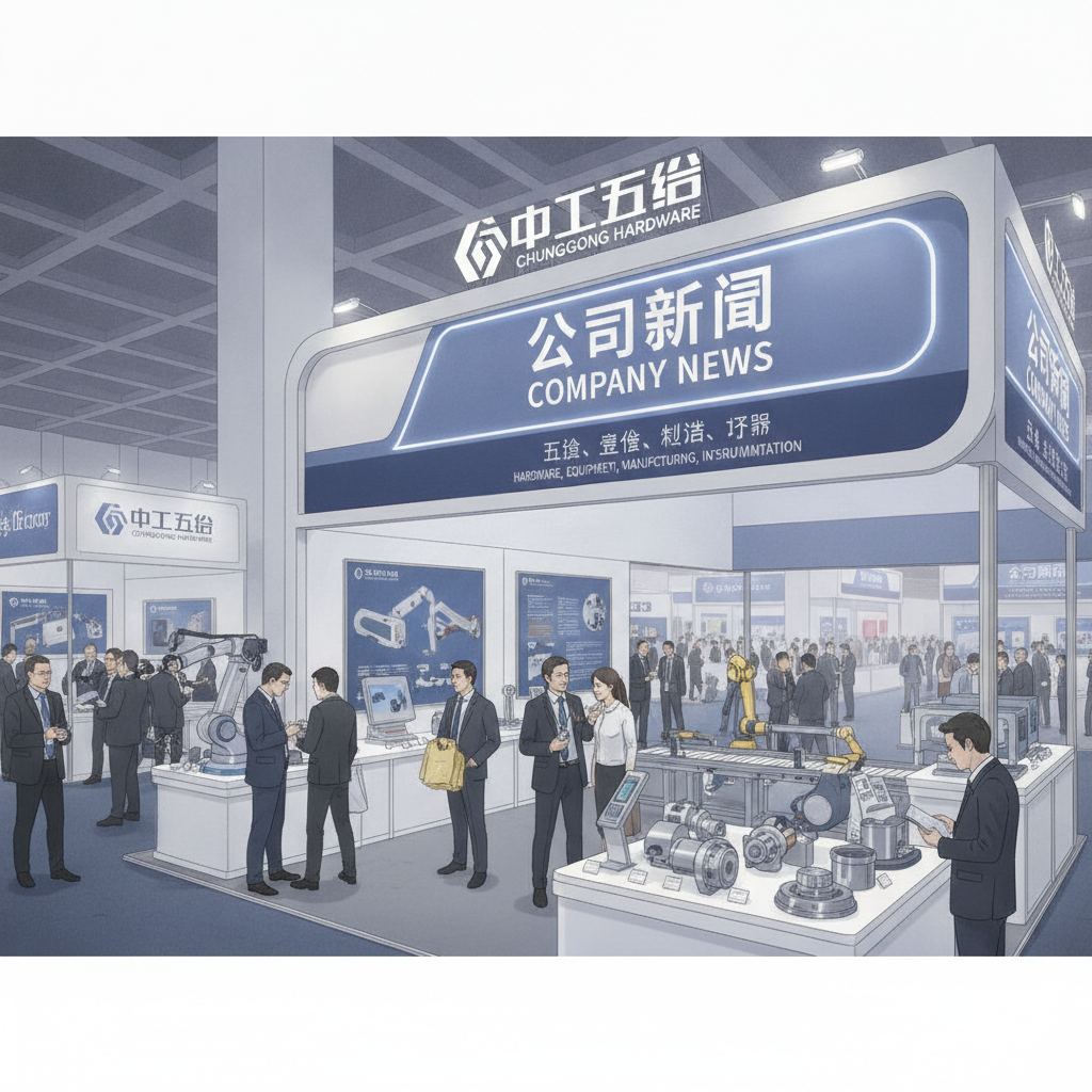 五金展会现场，我公司产品展示